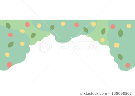 Web header material for kindergartens and daycare centers | Simple and cute forest design with plant and animal decorative border at the top. Web header material for kindergartens and daycare centers | Simple and cute forest design with plant and animal decorative border at the top. 138098802