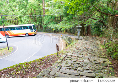 World heritage Kumano Kodo Daimonzaka 138099886