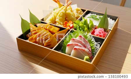Delicious bamboo shoot bento 138100493