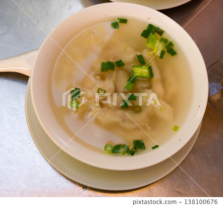 National dish of Chinese cuisine soup albondigas National dish of Chinese cuisine soup albondigas 138100676