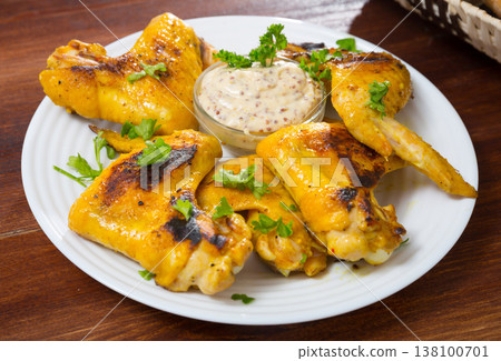 Roasted chicken wings Roasted chicken wings 138100701