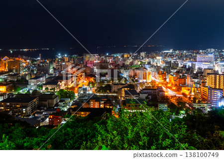 Kagoshima city night view 138100749