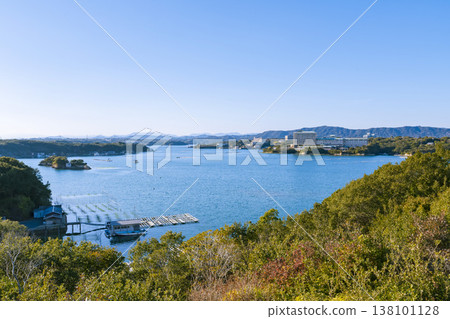 Nishiyama Bojogaoka, a famous spot for watching the sunset in Ise-Shima 138101128