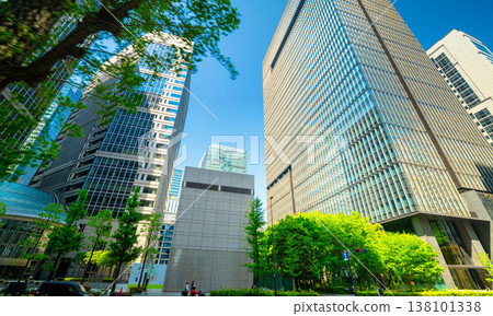 東京的商業區:丸之內和大手町 東京的商業區:丸之內和大手町 138101338