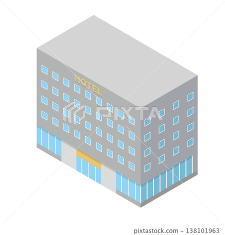 飯店建築插圖 138101963