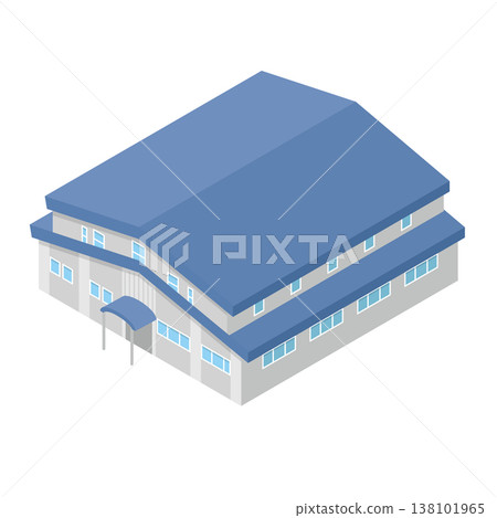 體育館建築示意圖 138101965