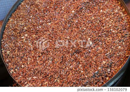 brown flax on shop for sell 138102079