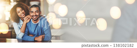 Mockup portrait, happy and couple love, bond and enjoy time together, trust and connect with girlfriend, boyfriend or partner. Advertising space, care and banner man, woman or marriage people relax Mockup portrait, happy and couple love, bond and enjoy time together, trust and connect with girlfriend, boyfriend or partner. Advertising space, care and banner man, woman or marriage people relax 138102182