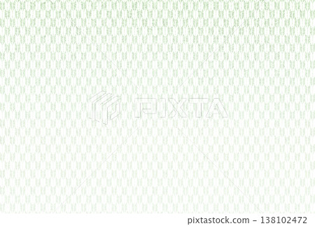 Background image 1: A delicate, shimmering, pale matcha green pattern overlaid with a white arrow feather pattern. 138102472