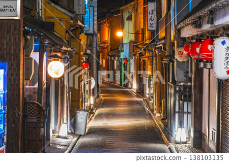 Pontocho在京都之夜 138103135