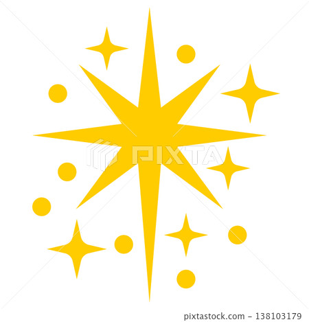 Yellow stars sparkles. Yellow stars sparkles. 138103179