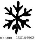 Snowflake icon (winter event) Vector line icon for kindergarten website 138104902
