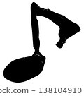 Musical note/music icon, vector line icon for kindergarten website. 138104910