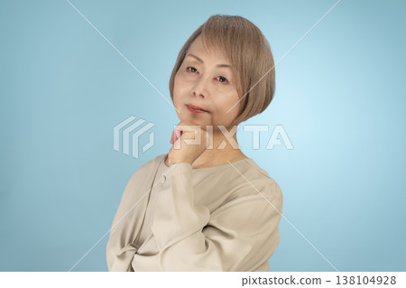 Hairstyles for senior women 138104928