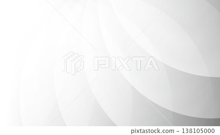 Abstract flow white curve striped waveing on gray gradient background, Vector Illustration. 138105000