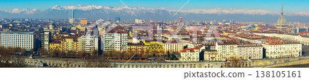Panorama of Turin, Italy 138105161