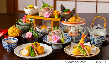 傳統美味的懷石料理 138105301