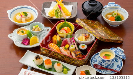 傳統美味的懷石料理 138105315