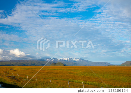 The Republic of Iceland, a Nordic island nation, boasts vast natural landscapes featuring snow-capped mountains and glaciers. The Republic of Iceland, a Nordic island nation, boasts vast natural landscapes featuring snow-capped mountains and glaciers. 138106134