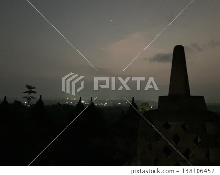 Sunrise over Borobudur Temple, Indonesia Sunrise over Borobudur Temple, Indonesia 138106452