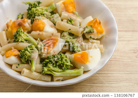 綠花椰菜蛋通心粉沙拉 138106767