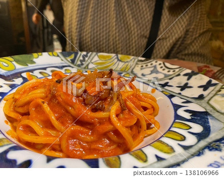 Tomato sauce pasta I ate in Naples Tomato sauce pasta I ate in Naples 138106966