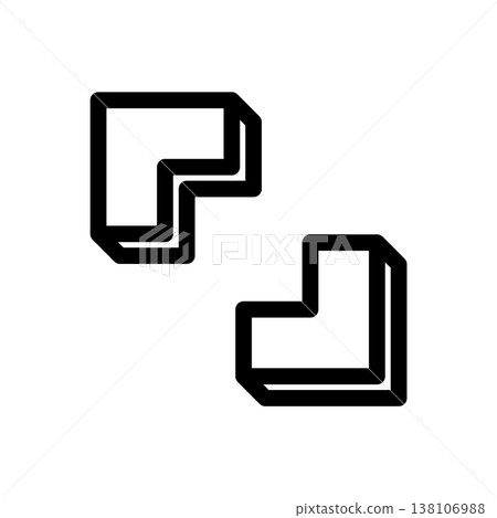 3D風格角框 3D風格角框 138106988