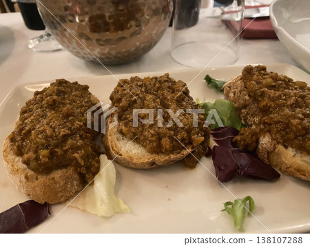 Crostini in Italy 138107288