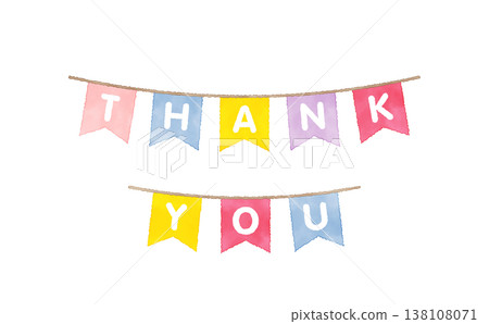 V形絲帶感謝花環,水彩風格,雙層,感謝裝飾材料 V形絲帶感謝花環,水彩風格,雙層,感謝裝飾材料 138108071