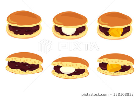 銅鑼燒套餐（紅豆泥、鮮奶油、栗子） 138108832