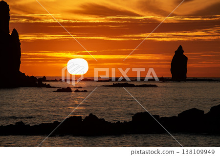 積丹的壯麗日落 138109949