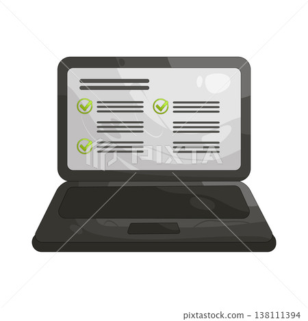 Illustration of online survey Illustration of online survey 138111394