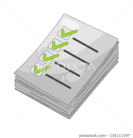 Illustration of survey  138111397