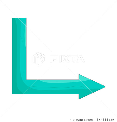 Illustration of arrow pointing right Illustration of arrow pointing right 138111436