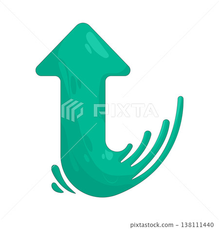 Illustration of arrow pointing up Illustration of arrow pointing up 138111440