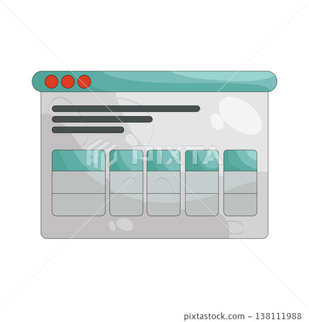 Illustration of data table Illustration of data table 138111988
