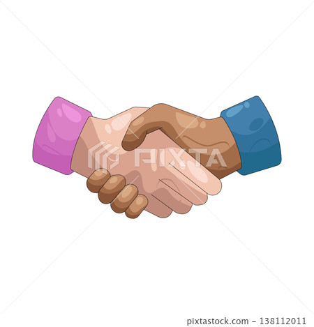 Illustration of handshake Illustration of handshake 138112011
