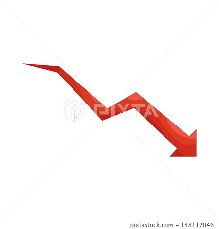 Illustration of decrease Illustration of decrease 138112046