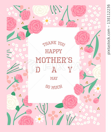 Mother's Day greeting card with roses Mother's Day greeting card with roses 138112236