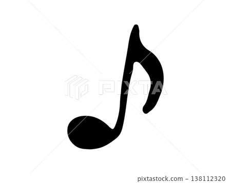 Simple handwritten musical notes 138112320
