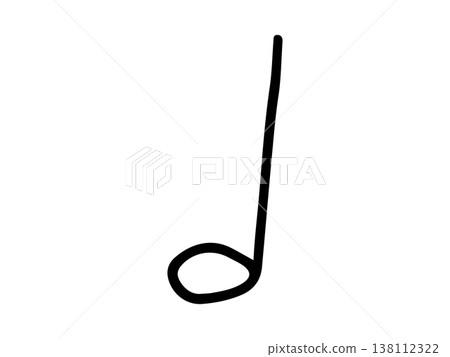 Simple handwritten musical notes Simple handwritten musical notes 138112322