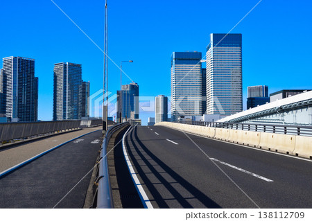 城市景觀，東京，海濱地區，晴海 138112709