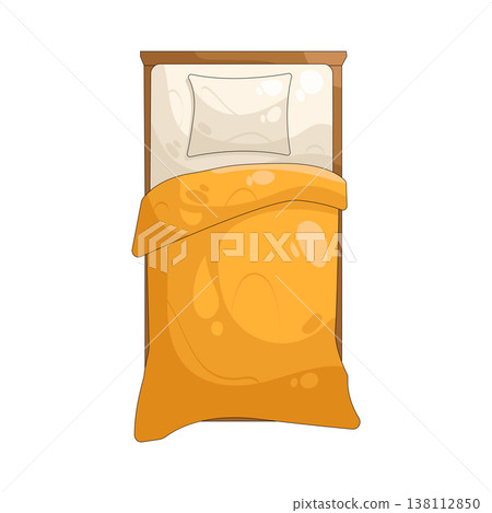 Illustration of bed Illustration of bed 138112850