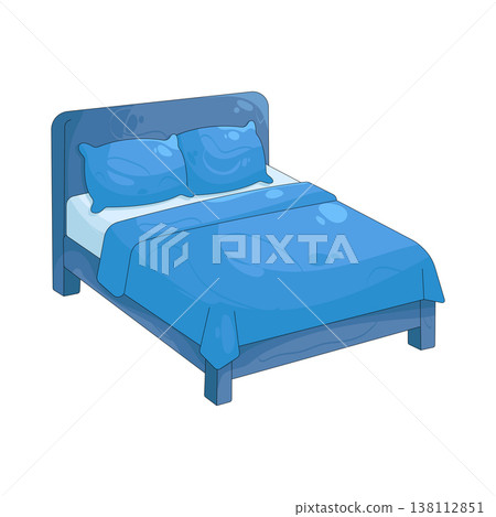 Illustration of bed Illustration of bed 138112851
