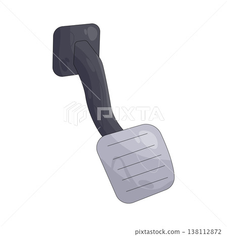 Illustration of car pedal Illustration of car pedal 138112872