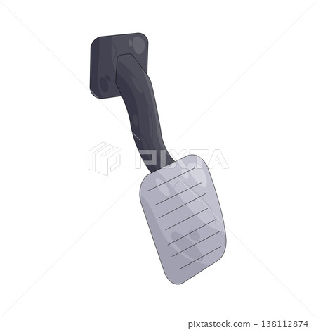 Illustration of car pedal Illustration of car pedal 138112874