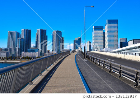 城市景觀,東京,海濱地區,晴海 城市景觀,東京,海濱地區,晴海 138112917