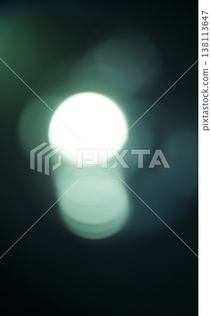 Bokeh, neon and light on black wallpaper with pattern, texture and mockup with cosmic aesthetic. Night lighting, sparkle particles and glow on dark background with space, color shine and lamp flare. 138113647