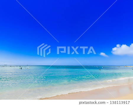 夏天、海與沙灘的景象:夏威夷 夏天、海與沙灘的景象:夏威夷 138113917