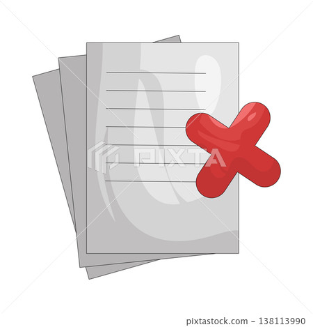 Illustration of Failed document Illustration of Failed document 138113990